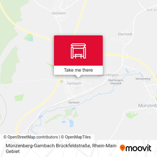 Münzenberg-Gambach Brückfeldstraße map
