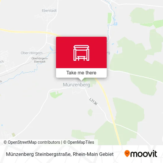 Карта Münzenberg Steinbergstraße