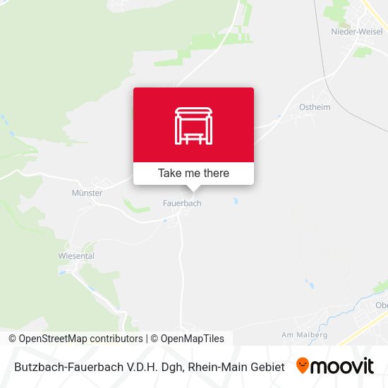 Карта Butzbach-Fauerbach V.D.H. Dgh
