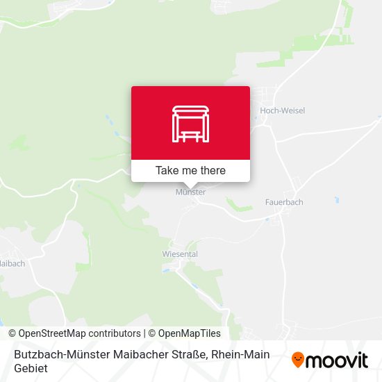 Butzbach-Münster Maibacher Straße map