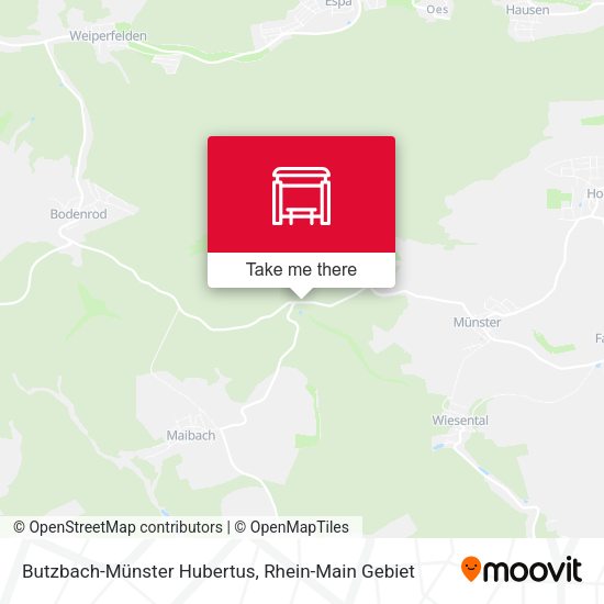 Карта Butzbach-Münster Hubertus