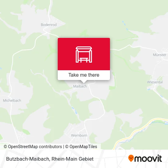 Карта Butzbach-Maibach