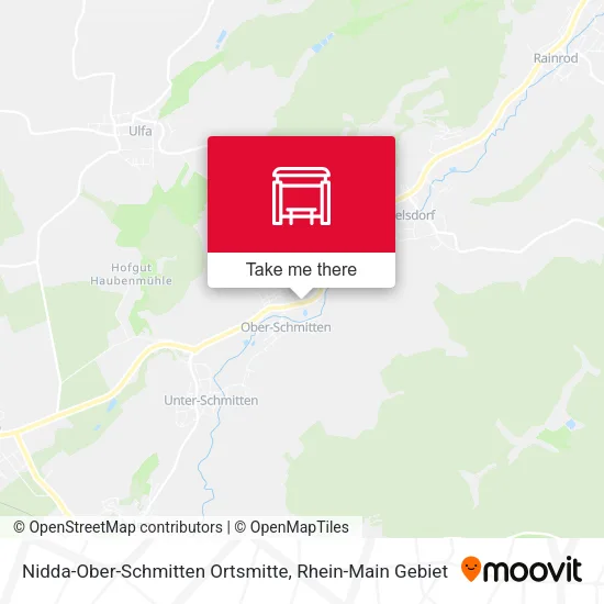 Карта Nidda-Ober-Schmitten Ortsmitte