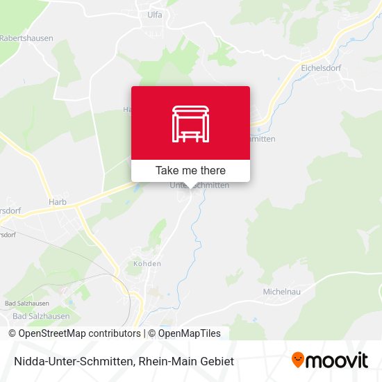 Карта Nidda-Unter-Schmitten
