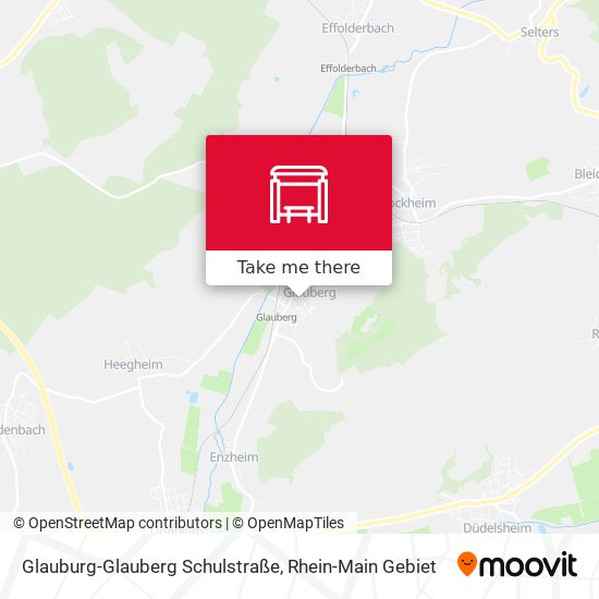 Карта Glauburg-Glauberg Schulstraße