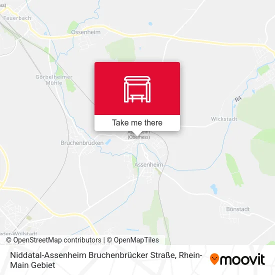Карта Niddatal-Assenheim Bruchenbrücker Straße