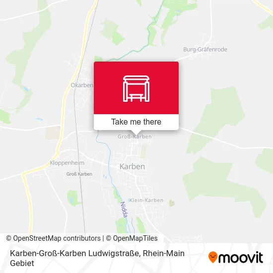 Карта Karben-Groß-Karben Ludwigstraße