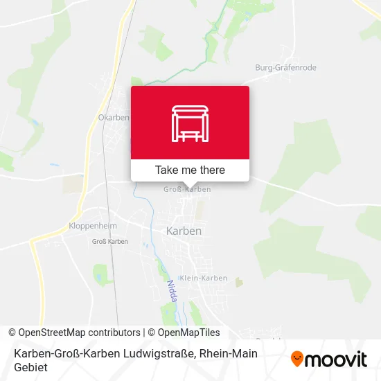 Карта Karben-Groß-Karben Ludwigstraße