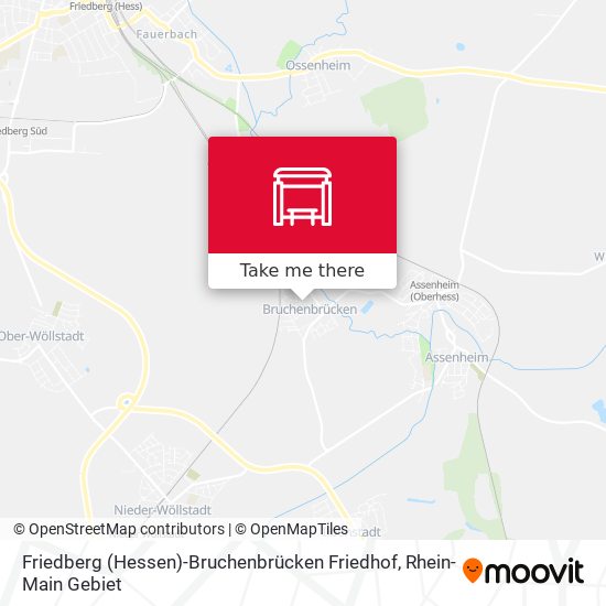 Friedberg (Hessen)-Bruchenbrücken Friedhof map