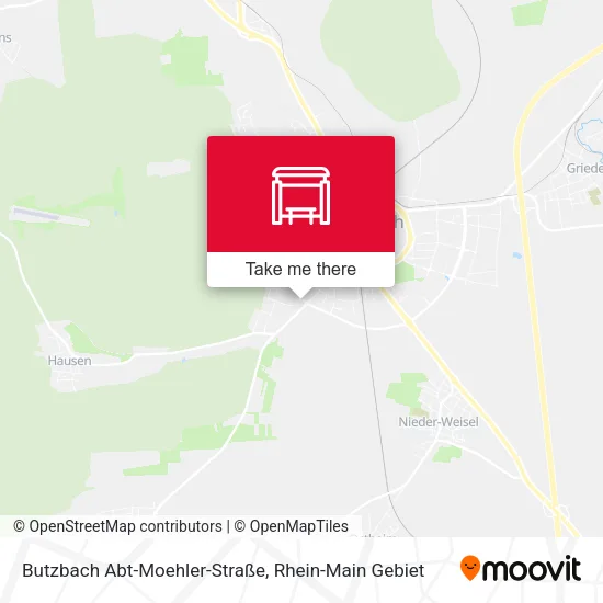 Карта Butzbach Abt-Moehler-Straße