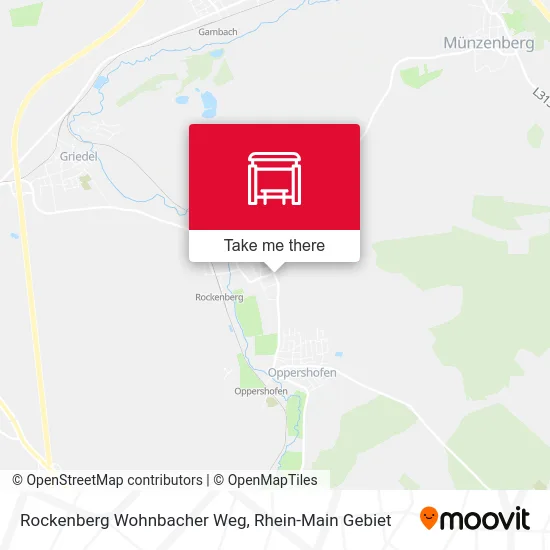 Карта Rockenberg Wohnbacher Weg