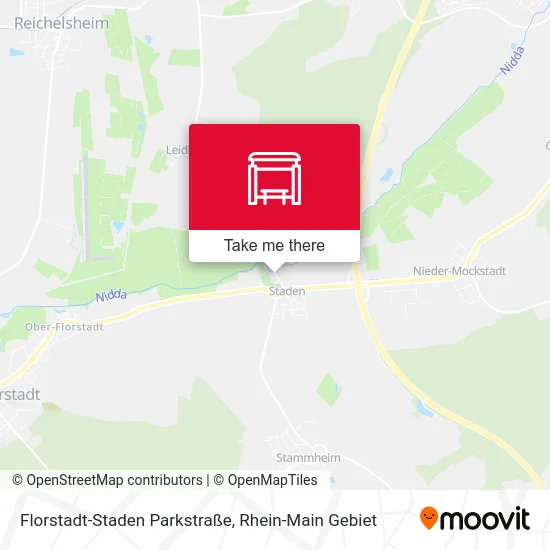 Карта Florstadt-Staden Parkstraße