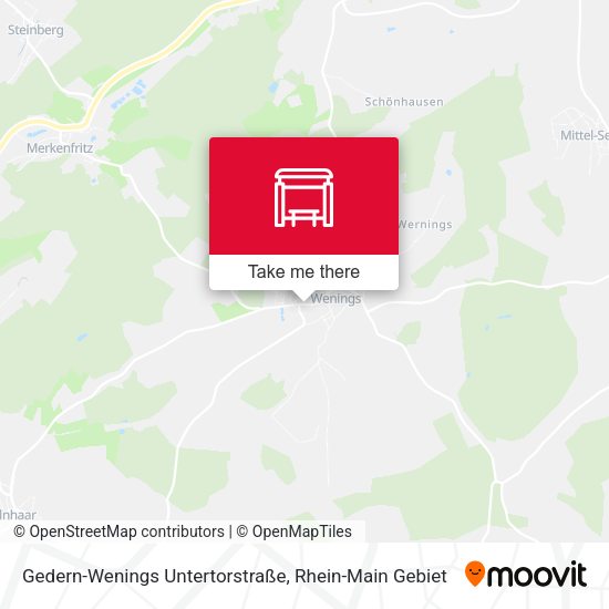 Gedern-Wenings Untertorstraße map