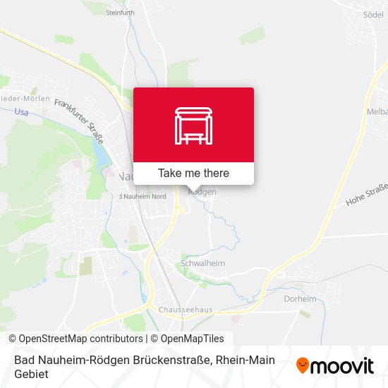 Bad Nauheim-Rödgen Brückenstraße map