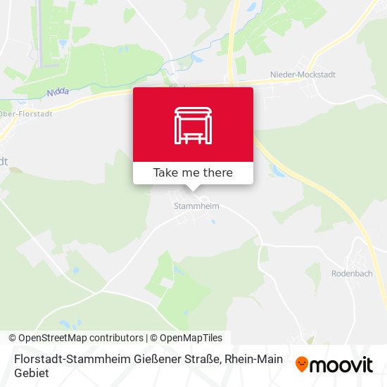 Карта Florstadt-Stammheim Gießener Straße