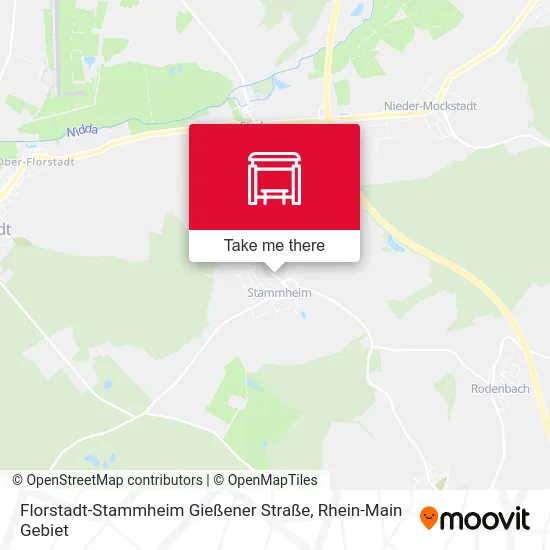 Карта Florstadt-Stammheim Gießener Straße
