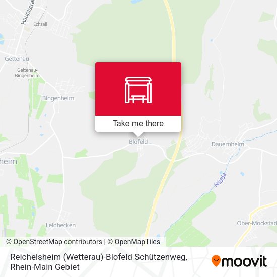 Reichelsheim (Wetterau)-Blofeld Schützenweg map