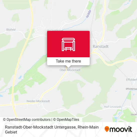 Ranstadt-Ober-Mockstadt Untergasse map