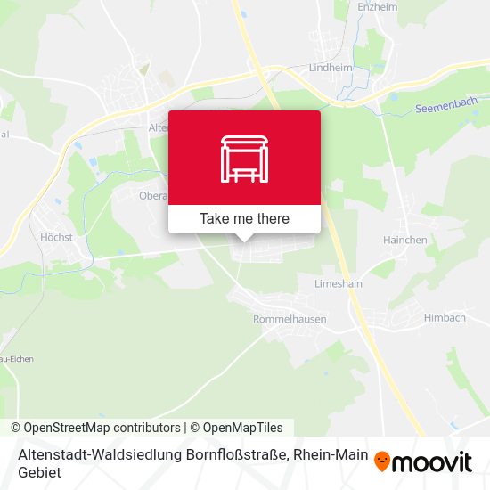 Altenstadt-Waldsiedlung Bornfloßstraße map