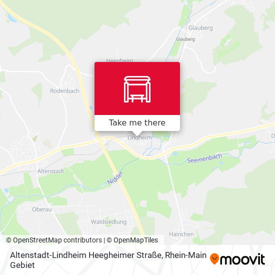 Altenstadt-Lindheim Heegheimer Straße map