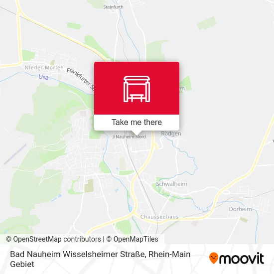 Карта Bad Nauheim Wisselsheimer Straße