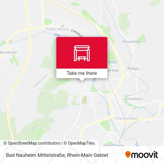 Bad Nauheim Mittelstraße map