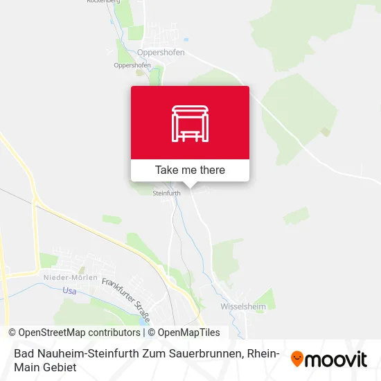 Карта Bad Nauheim-Steinfurth Zum Sauerbrunnen