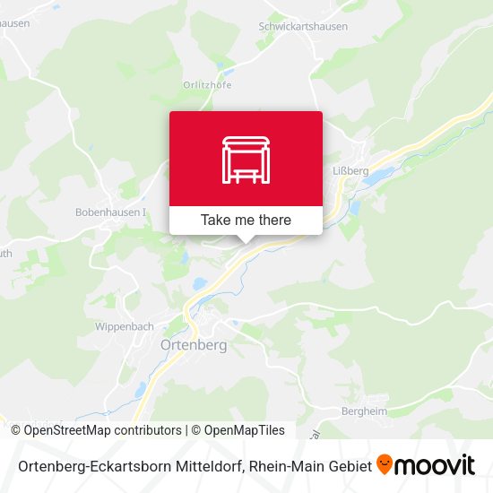 Ortenberg-Eckartsborn Mitteldorf map