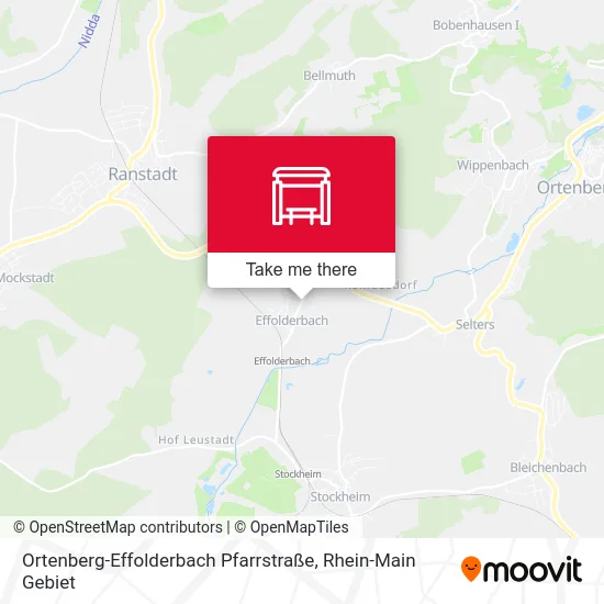 Карта Ortenberg-Effolderbach Pfarrstraße