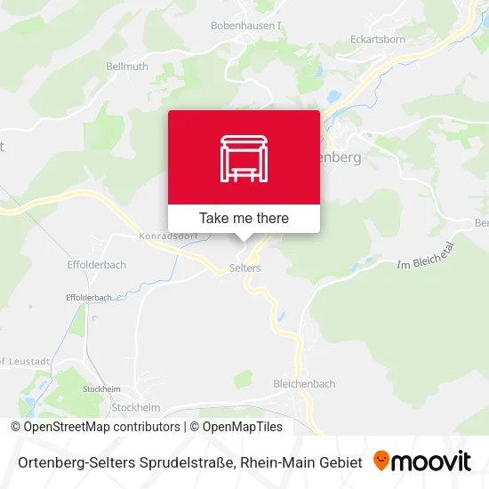 Карта Ortenberg-Selters Sprudelstraße