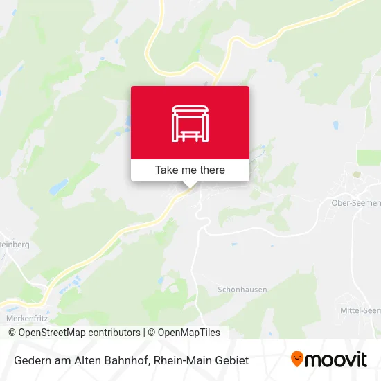 Карта Gedern am Alten Bahnhof