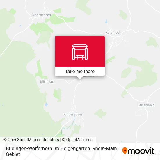 Карта Büdingen-Wolferborn Im Helgengarten