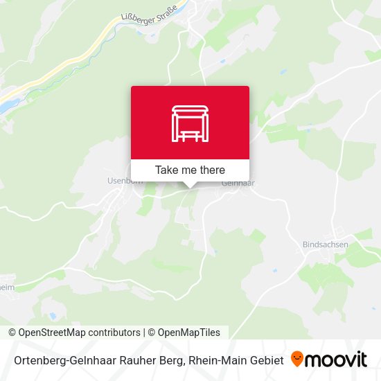 Ortenberg-Gelnhaar Rauher Berg map
