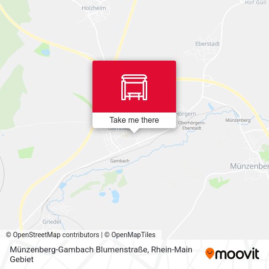 Münzenberg-Gambach Blumenstraße map