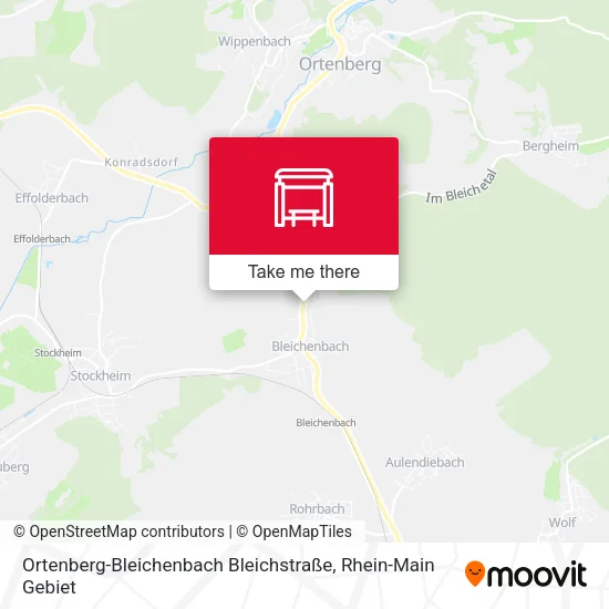 Карта Ortenberg-Bleichenbach Bleichstraße