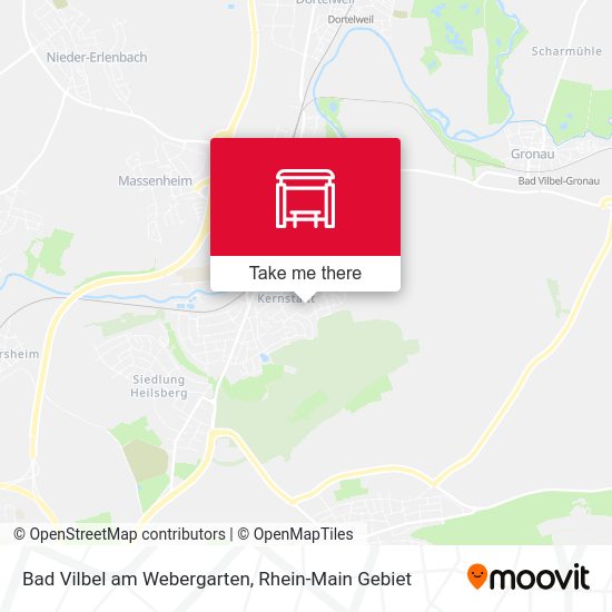 Карта Bad Vilbel am Webergarten