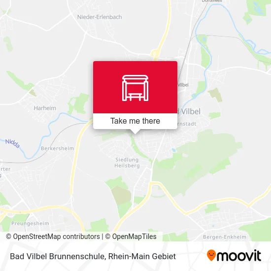 Карта Bad Vilbel Brunnenschule