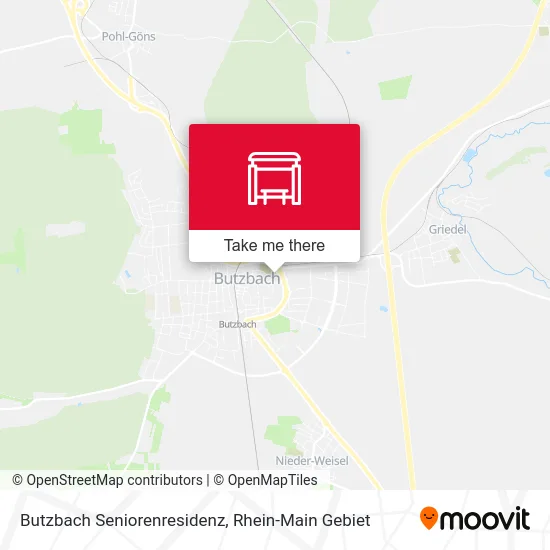 Карта Butzbach Seniorenresidenz