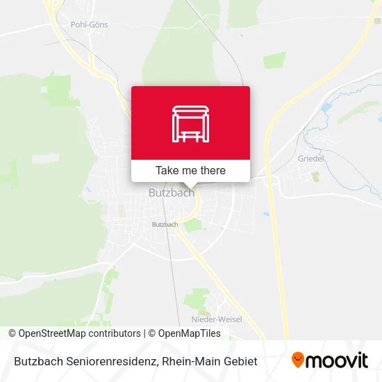 Карта Butzbach Seniorenresidenz