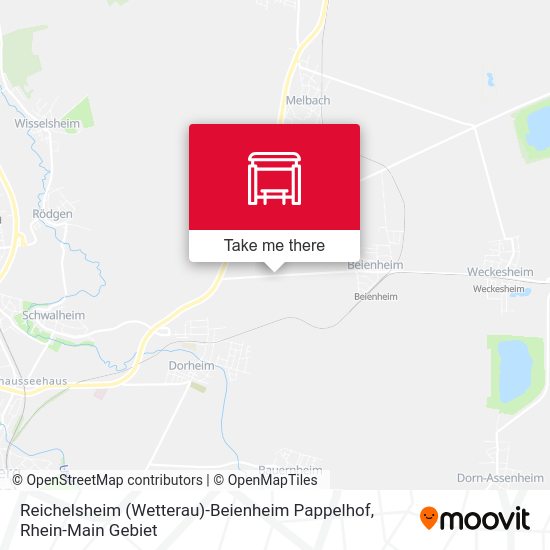 Reichelsheim (Wetterau)-Beienheim Pappelhof map