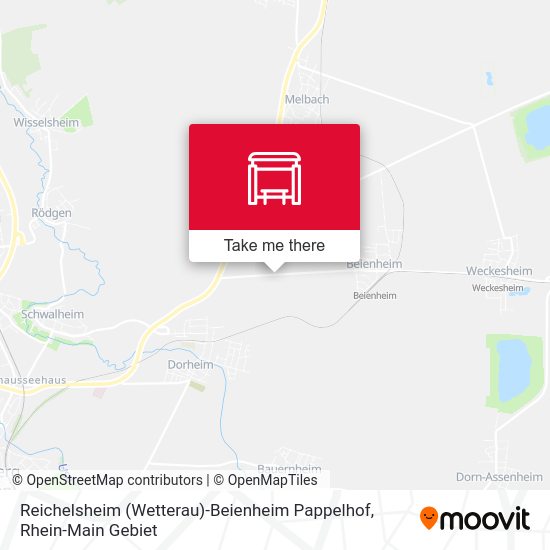 Reichelsheim (Wetterau)-Beienheim Pappelhof map