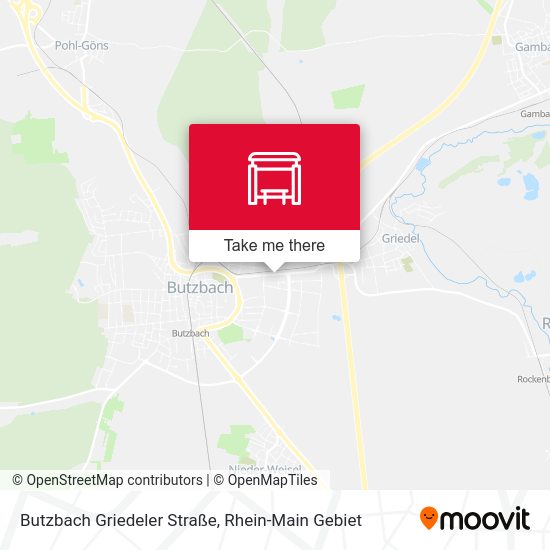 Butzbach Griedeler Straße map