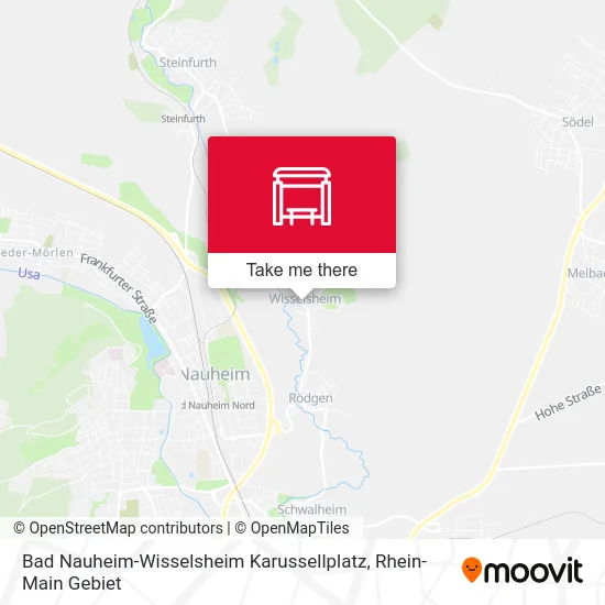 Карта Bad Nauheim-Wisselsheim Karussellplatz