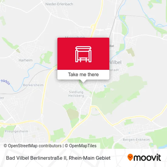 Карта Bad Vilbel Berlinerstraße II