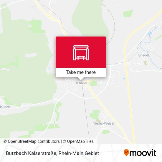Карта Butzbach Kaiserstraße