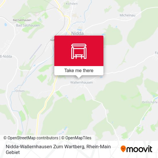 Nidda-Wallernhausen Zum Wartberg map