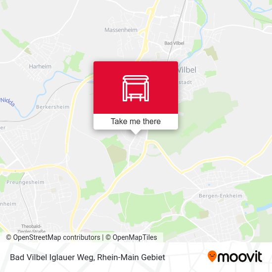 Карта Bad Vilbel Iglauer Weg