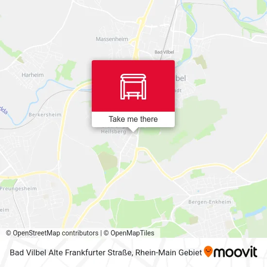 Карта Bad Vilbel Alte Frankfurter Straße