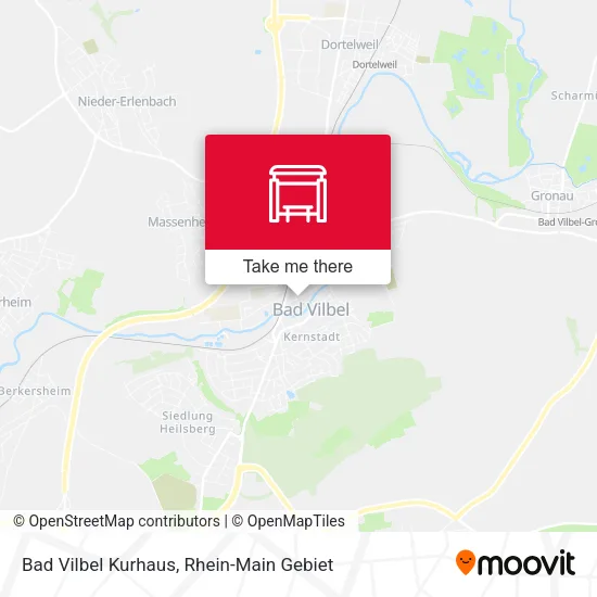 Карта Bad Vilbel Kurhaus
