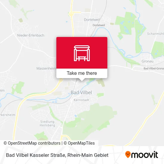 Карта Bad Vilbel Kasseler Straße